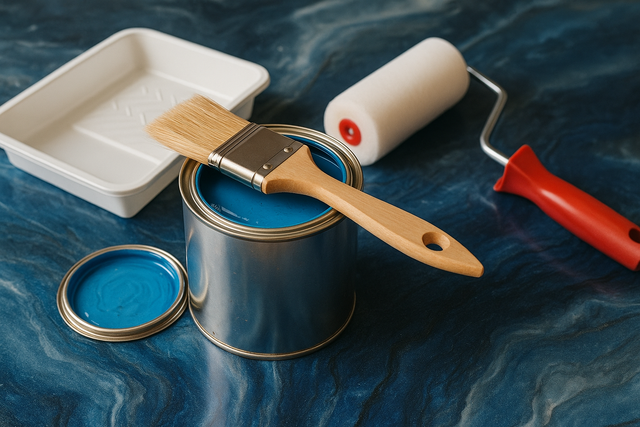 quelle peinture pour de la résine époxy?