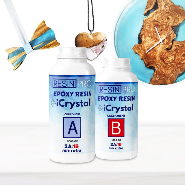 résine époxy 2cm transparente iCrystal
