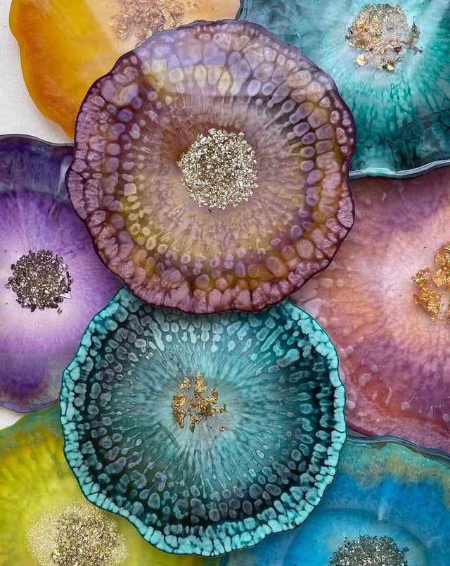 Résine époxy de glaçage et recouvrement – résine transparente pour artistes recouvrement