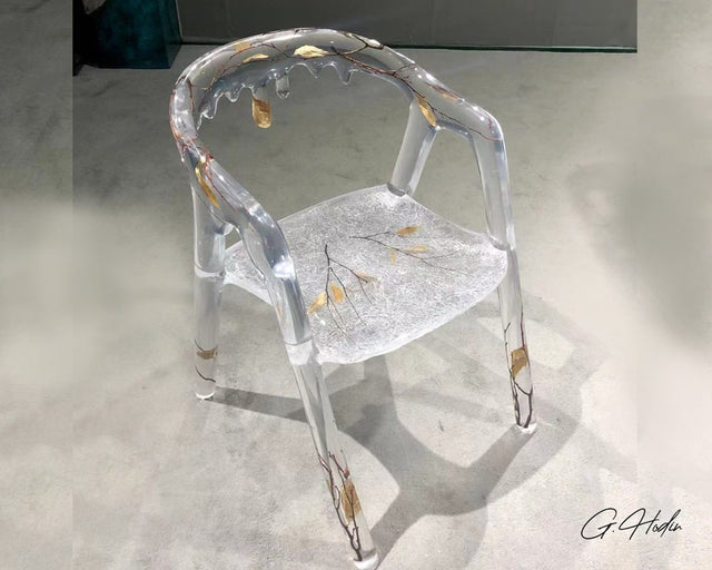 Chaise résine époxy PRT - G.Hodin: Tables en Bois Résine Epoxy