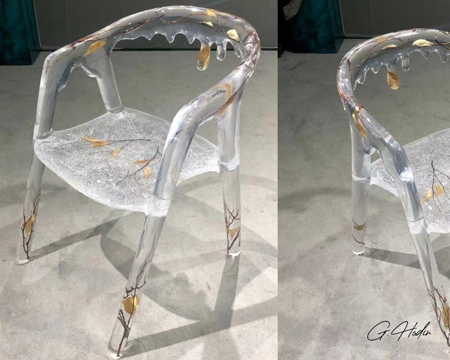 Chaise résine époxy PRT - G.Hodin: Tables en Bois Résine Epoxy