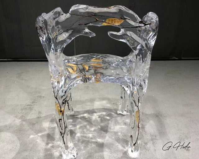Chaise résine époxy XAV 3 arrière
