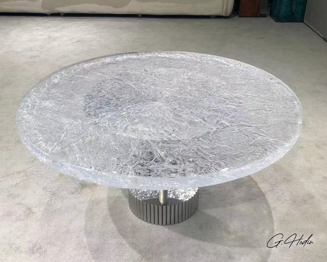 Table Ronde Résine Epoxy Pure MDRID 1