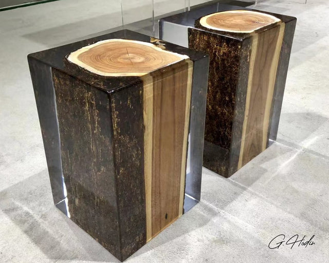 Tabouret résine époxy IMY