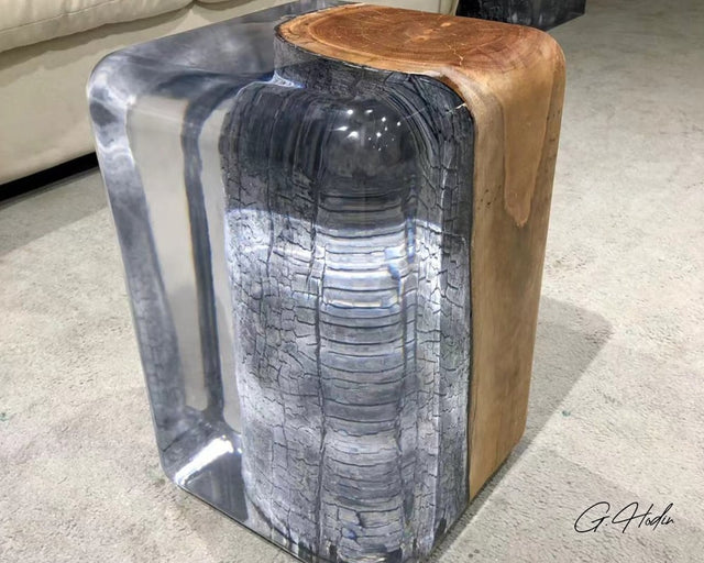 Tabouret résine époxy KTY