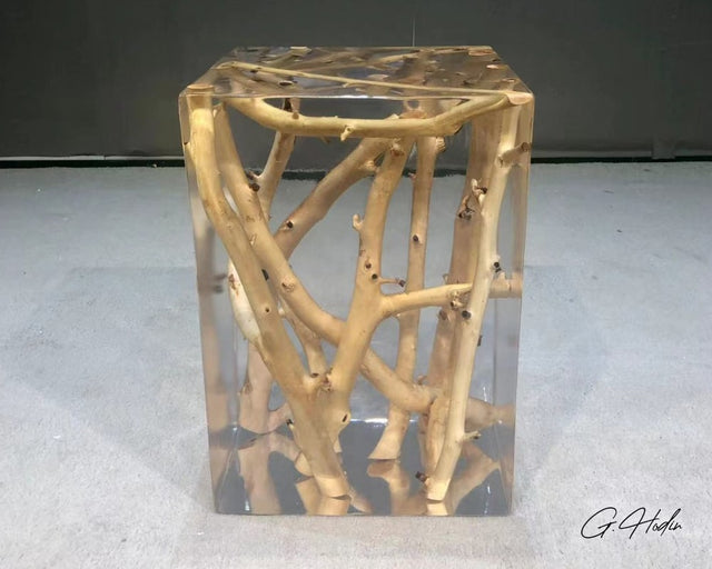 Tabouret résine époxy GMK 2 face