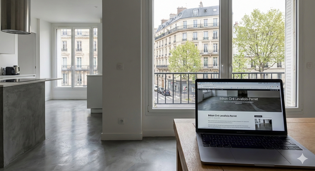 Béton Ciré Levallois-Perret (92) | Expert en Pose & Rénovation