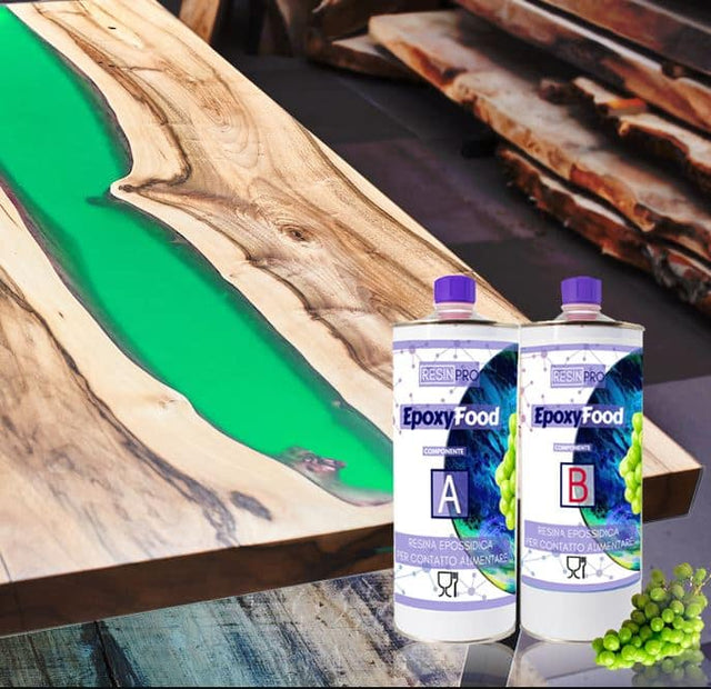 résine alimentaire pour bois