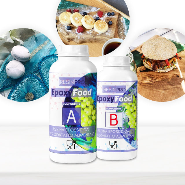 Résine époxy alimentaire haute transparence - certifiée non toxique