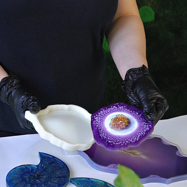 Résine époxy de glaçage et recouvrement – résine transparente pour artistes démoulage